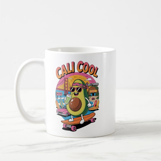 West Coast Vibes Avocado Kaffeetasse (Links)