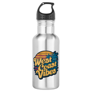 West Coast Vibes Edelstahlflasche