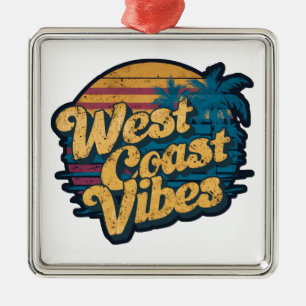 West Coast Vibes Ornament Aus Metall