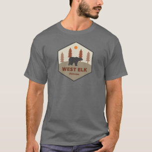 West Elk Wilderness Colorado Bear T-Shirt