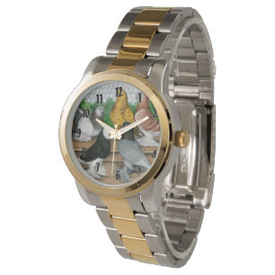 West-England Tumbler-Tauben Armbanduhr