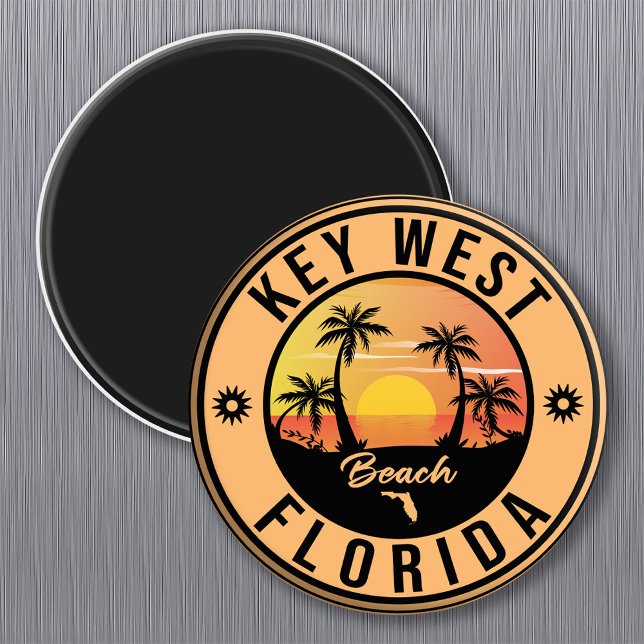 West Florida Sunset Vacation Souvenirs Magnet (Von Creator hochgeladen)