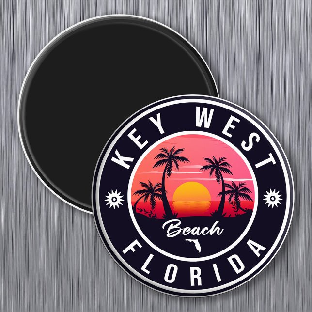 West Florida Sunset Vacation Souvenirs Magnet (Von Creator hochgeladen)
