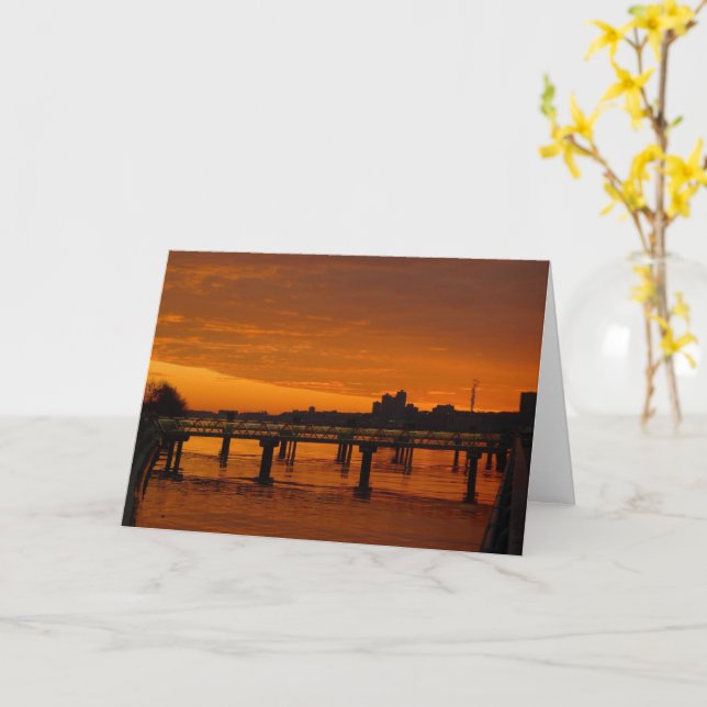 West Harlem Piers, NYC - Carte H (Fleur jaune)