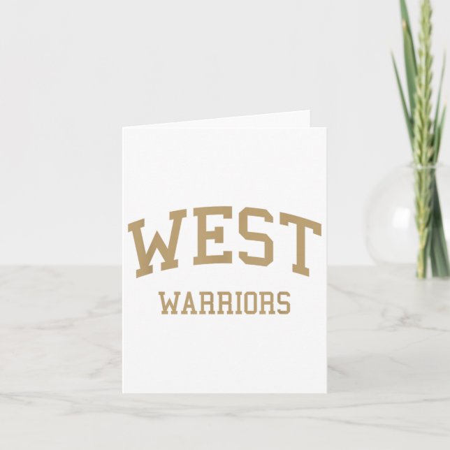 West High School Hs Torrance Ca Retro Sports Karte (Vorderseite)