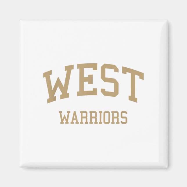 West High School Hs Torrance Ca Retro Sports Magnet (Vorne)