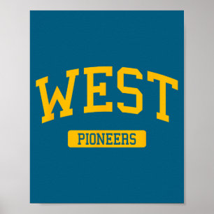 West High School HS Wichita KS Uni-Sport Poster
