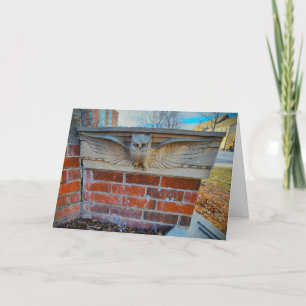 "West High School Owl" Dankeskarten Karte