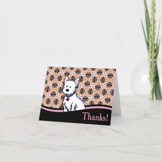West Highland Danke-Card Dankeskarte
