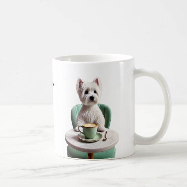 West Highland Terrier Coffee Mug (Droite)