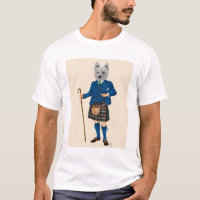 West Highland Terrier in Kilt