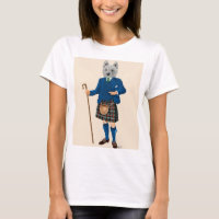 West Highland Terrier in Kilt