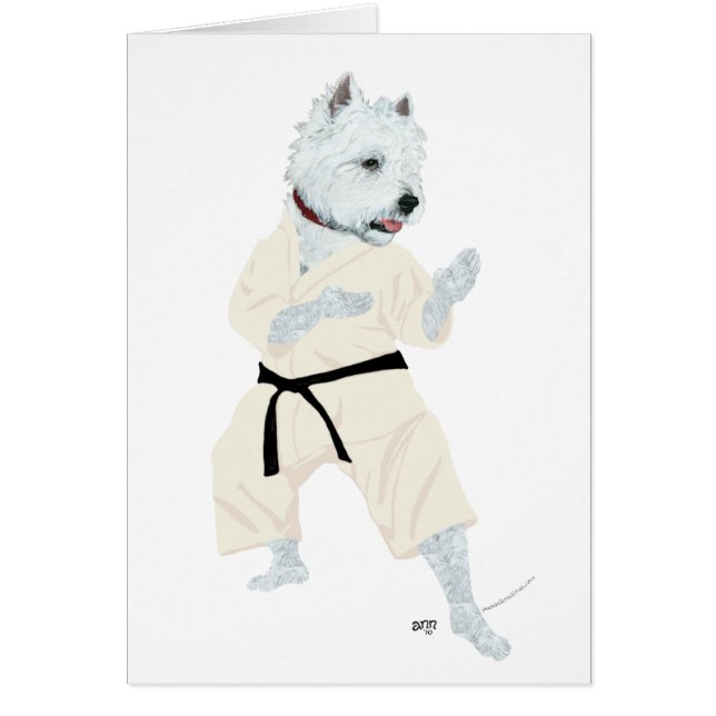 West Highland Terrier KARATE ! (Vorne)