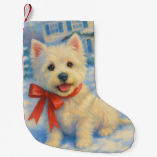 West Highland Terrier Kleiner Weihnachtsstrumpf