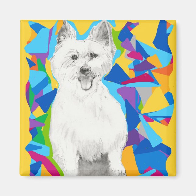 West Highland Terrier Magnet (Vorne)
