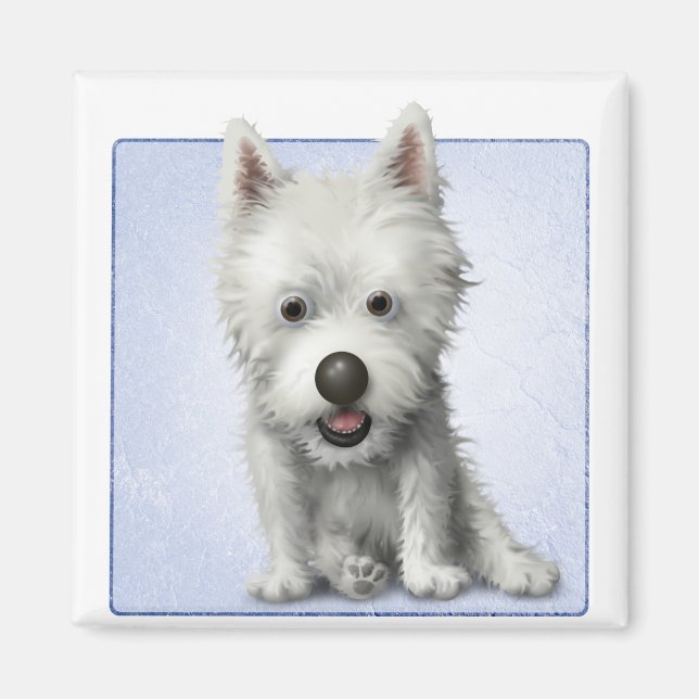 West Highland Terrier Magnet (Vorne)
