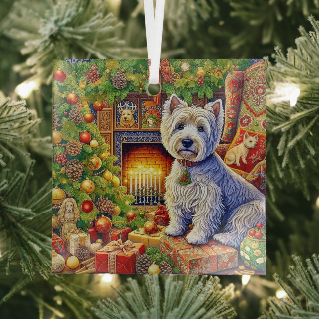 West Highland Terrier Ornament (Insitu)