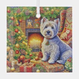 West Highland Terrier Ornament Aus Glas