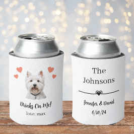 West Highland Terrier Pet Wedding Can Cooler Dosenkühler