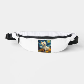 West Highland Terrier Süßer Hund Halloween Jack O Bauchtasche