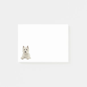 West Highland Terrier Welpenhundeliebe Post-it Klebezettel