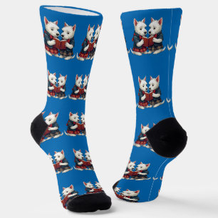 West Highland Terriers Burns Night liest Gedichte Socken