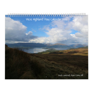 West Highland Way Calendar 2025 Kalender
