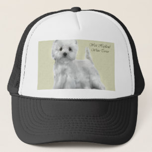 West Highland White Terrier Art Truckerkappe