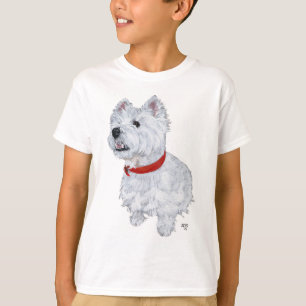 West Highland White Terrier - Aufschauen T-Shirt