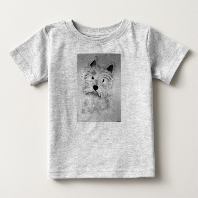 West Highland White Terrier Baby T-shirt (Vorderseite)
