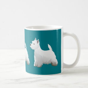 West Highland White Terrier Basic Breed Design Kaffeetasse