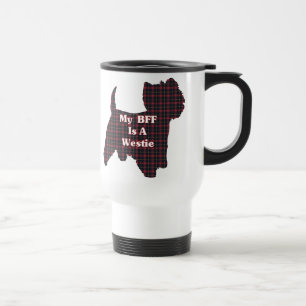 West Highland White Terrier BESTE FREUNDIN Geschen Reisebecher