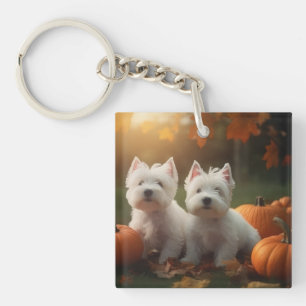 West Highland White Terrier Chiot Citrouille d'aut