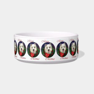 West Highland White Terrier Christmas Napf