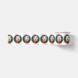 West Highland White Terrier Christmas Ripsband