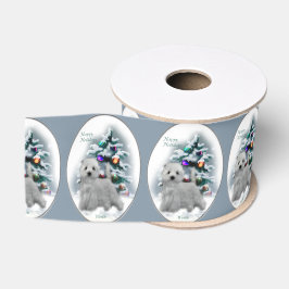 West Highland White Terrier Christmas Ripsband