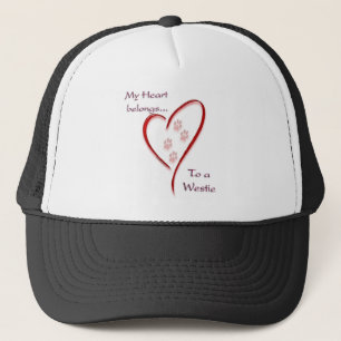 West Highland White Terrier Heart Belongs Truckerkappe