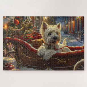 West Highland White Terrier Hund Weihnachten Festl