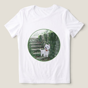West Highland White Terrier Ivy Treppe Tri-Blend Shirt
