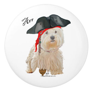 West Highland White Terrier Keramikknauf