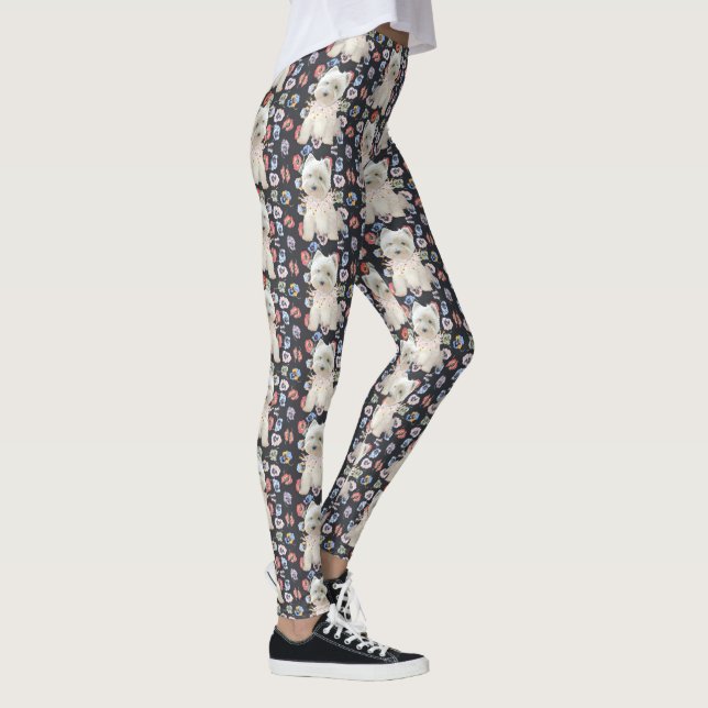 West Highland White Terrier Leggings (Rechts)