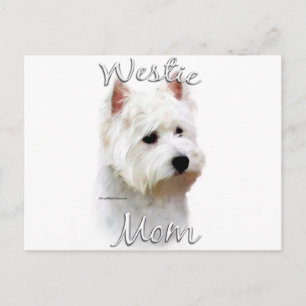 West Highland White Terrier Mama 2 Postkarte