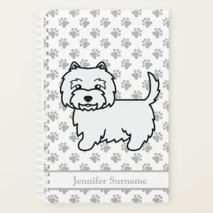 West Highland White Terrier mignon chien et texte