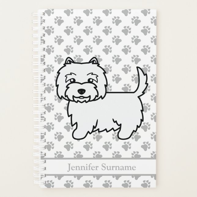 West Highland White Terrier mignon chien et texte (Devant)