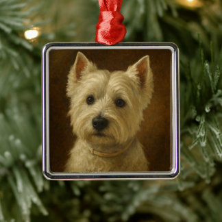 West Highland White Terrier Ornament Aus Metall