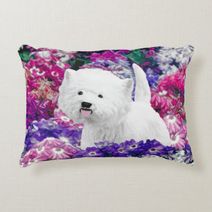 West Highland White Terrier Painting Dog Art Dekokissen