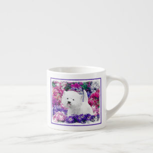 West Highland White Terrier Painting Dog Art Espressotasse