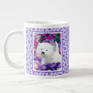 West Highland White Terrier Painting Dog Art Jumbo-Tasse