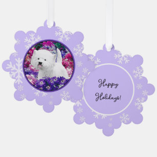 West Highland White Terrier Painting Dog Art Ornament Karte