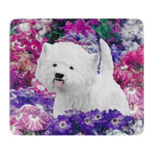 West Highland White Terrier Painting Dog Art Schneidebrett